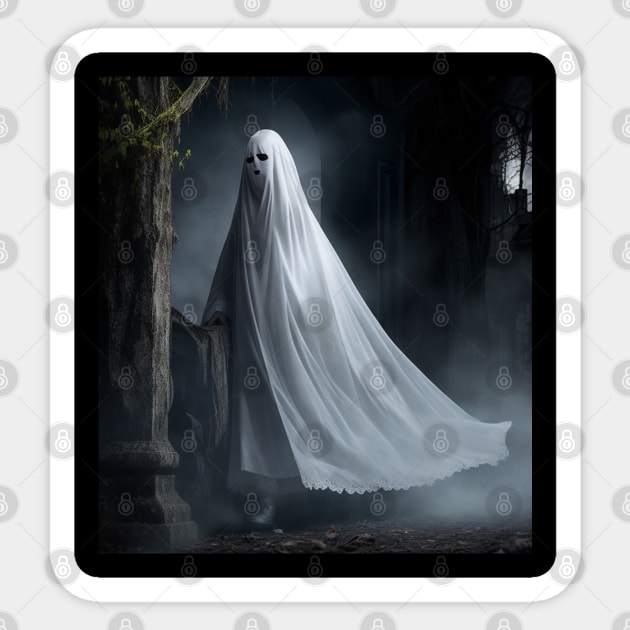 ghost lover Sticker by Pixel Threads 